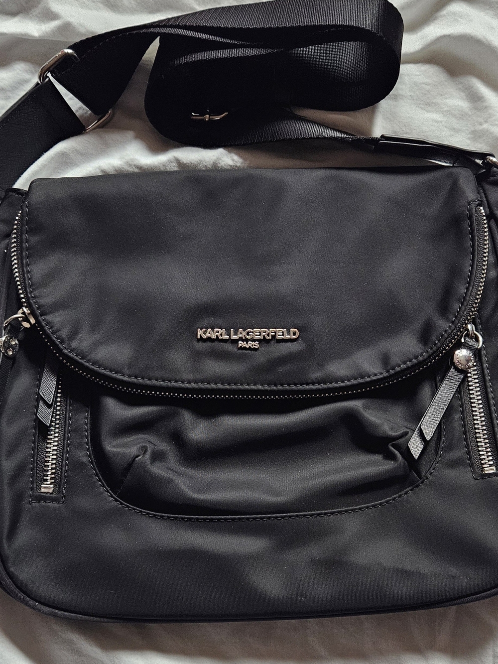 Karl Lagerfeld Black Crossbody Bag